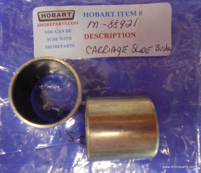 2 Carriage Slide Bushings for Hobart 1612, 1612E, 1712, 1712E Slicers